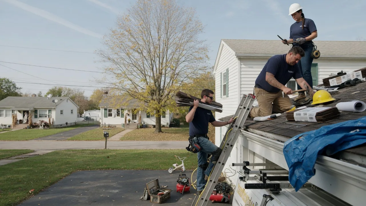 Local Roofing Contractors in Piper City, IL near me
